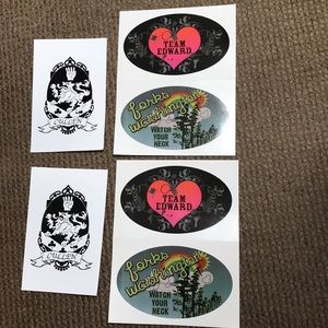 Twilight the movie stickers